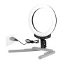 NANLITE Halo 10B Dimmable Bicolor USB 10in LED Ring Light With Smart Touch Control