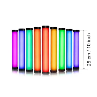 NANLITE PavoTube II 6C 10in 6w RGBWW LED Tube with Internal Battery