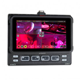 Atomos Ninja Cast 4K SSD/HDD Field Recorder and 5" HDR Monitor with AtomX Cast Expansion Module