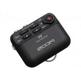 Zoom F2 ultra compact field recorder black