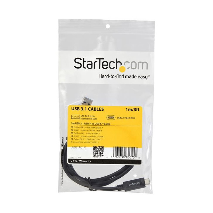 startech 3 ft. (1 m) USB to USB-C Cable