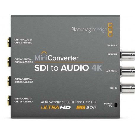 Blackmagic Mini CONVERTER SDI vers audio 4K