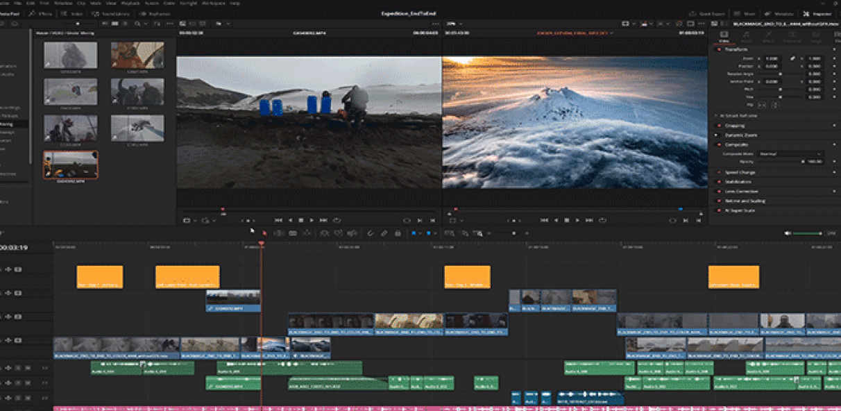 Mise à jour DaVinci Resolve et Fusion Studio 20.3.2