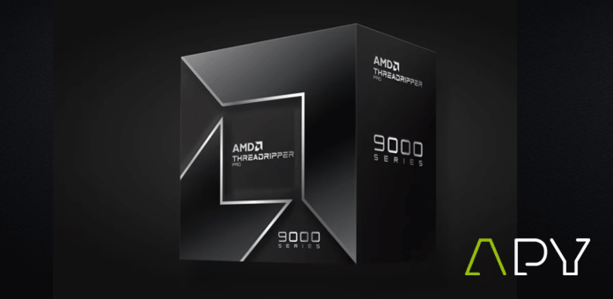 Augmentez vos performances avec les processeurs AMD Ryzen Threadripper PRO série 9000 WX dans nos stations 
